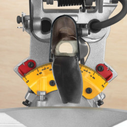 Scie à onglets radiale DWS780-QS Dewalt puissance 1675 W diamètre 305 mm
