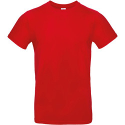 Tee Shirt homme manches courtes E190 red 100% coton