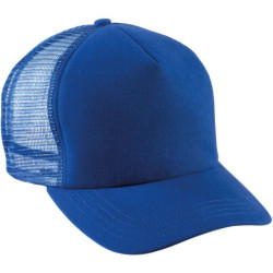 Casquette trucker KP137 à 5 panneaux royal blue / royal blue