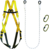 Kit harnais antichûte Levac n°1 Nacelle avec longe de retenue Longueur 1 mètre et 2 mousquetons