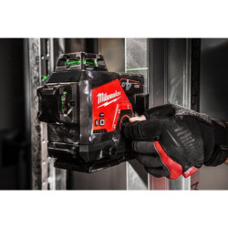 Laser vert 3 lignes 360° Milwaukee 3PLKIT-401P