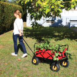 Chariot de jardin pliant 80 L - CIRCUS GARDEN