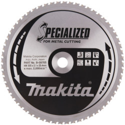 Lame carbure pour métal Ø305 x 25,4 mm 60 dents B-09765