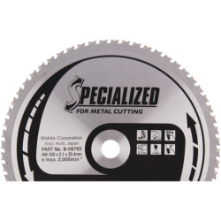 Lame carbure pour métal Ø305 x 25,4 mm 60 dents B-09765