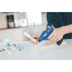 Pistolet à colle à batterie lithium-ion 3,6V BGX7 Rapid - Bâtons sticks Ø7 mm - Débit 150 gr/h
