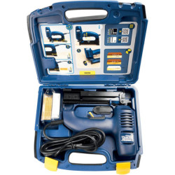 Agrafeuse cloueuse électrique R606 Rapid - en coffret avec agrafes N°606 et pointes N°8