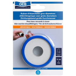 Téflon Olifan PTFE ruban d'étanchéité gros diamètre 19 mm x 15 m