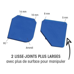 3 Lisse-joints (2 confort + 1 accès difficile) - GEB