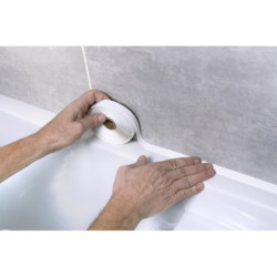 Joint d'étanchéité prêt à poser largeur 13mm longueur 3.35 m blanc
