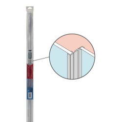 Joint côté de porte de douche coulissante GEB longueur 2 x 195 cm transparent épaisseur de 5 à 8 mm