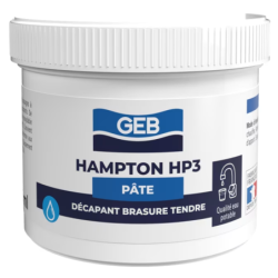 Gel décapant pour soudure à l'étain GEB Hampton HP3 en pâte - 75 mL