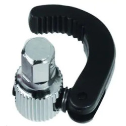 Clé écrou robinet avec 6 embouts de 9 à 17 mm et 1 machoire
