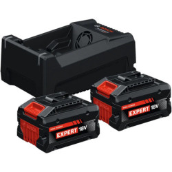 Pack batterie 2 batteries 18V 5,5 Ah EXBA18V-55 - EXPERT