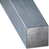 Carré en acier létiré verni 7x7mm 1m