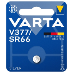Pile bouton Varta V377 / SR66 1.55 V Oxyde d'argent - Pile de montre