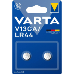 Pile bouton Alcaline pour appareils électroniques - V13GA Varta - 1.55 V - Lot de 2