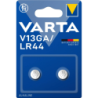 Pile bouton Alcaline pour appareils électroniques - V13GA Varta - 1.55 V - Lot de 2