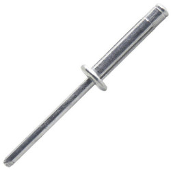 Rivet étoilé alu tête plate ED 4.8 x 20 mm serrage 3.0 - 9.0 mm - boite de 250