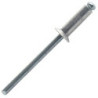 Rivet aluminium tige acier tête fraisée à 120°