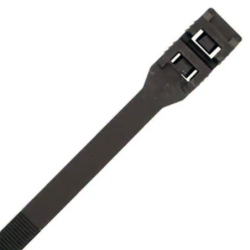 Collier haute performance en polyamide 12 couleur noir - boîte de 100