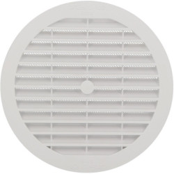 Grille ronde avec moustiquaire B113 Nicoll diamètre 174 mm