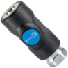 Raccord rapide sécurité impulsion ISI06 taraudé femelle cylindrique