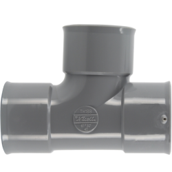 Té pied de biche PVC à coller Femelle - Femelle 87° Diamètre 40 mm
