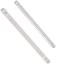 Entrée d'air Nicoll autoréglable 250 x12 mm pour menuiserie blanc