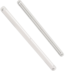 Entrée d'air Nicoll autoréglable 250 x12 mm pour menuiserie blanc