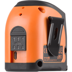 Télémètre laser GeoTape 2in1 avec ruban intégré de 5 mètres - Portée du laser 20 mètres