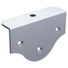Platine équerre pour fixation sur plat avec trou taraudé M10