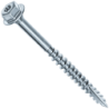 Vis bois Rocket Tirefond tête hexagonale Torx acier Zingué filetage partiel M10