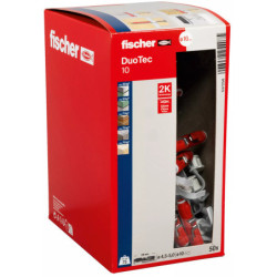 Cheville à bascule Fischer DUOTEC nylon spéciale plafond - Boîte de 50