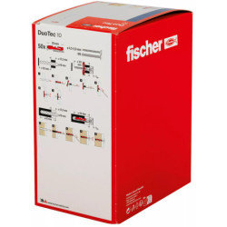Cheville à bascule Fischer DUOTEC nylon spéciale plafond - Boîte de 50