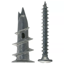 Cheville métallique pour carton-plâtre GKM-S /30B avec vis à tête bombée - sachet de 30