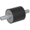 Patin antivibratoire Fischer PA 30 x 30 filetage M8 - lot de 4