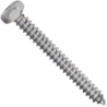 Vis à tôle tête hexagonale bout pointu inox A2 DIN 7976 ISO 1479 forme c 5.5 x 80 mm