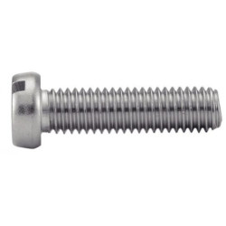 Vis à tête cylindrique à fente Acton inox A2 M3x35 mm boite de 200 pieces