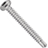 Vis autoperceuse tête cylindrique crantée carrée acier Zingué 4,2 x 19 mm - Boîte de 500