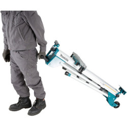 Chariot établi extensible WST06 Makita avec servantes et roues pour scie sur table compatible