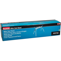 Chariot établi extensible WST06 Makita avec servantes et roues pour scie sur table compatible