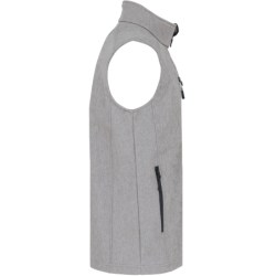 Veste sans manches softshell homme Gris clair