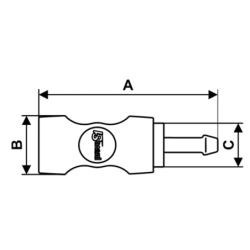Raccords rapides sécurité ISI08 pour flexible Prevost prevoS1 Ø10mm flexible