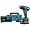 Perceuse à percussion XGT 54Nm 40V 2 batteries 2.5 Ah et chargeur