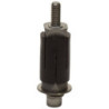 Douille polypropylène noir diamètre vis M10 pour tube rond