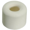 Butoir caoutchouc blanc fixation murale