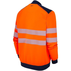 Sweat montant Molinel LUKLIGHT GRS orange et marine haute visibilité TL