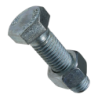 Boulon (vis+ecrous) tête hexagonale 6.8 Acier zinguée DIN 601 M14x40 Boîte de 150