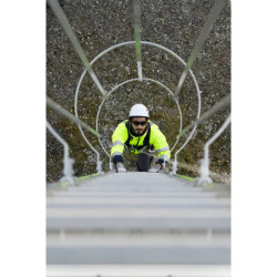 Anti-chute à enrouleur autobloquant Euro Protection câble acier 10 mètres