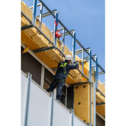 Anti-chute à enrouleur autobloquant Euro Protection câble acier 10 mètres
